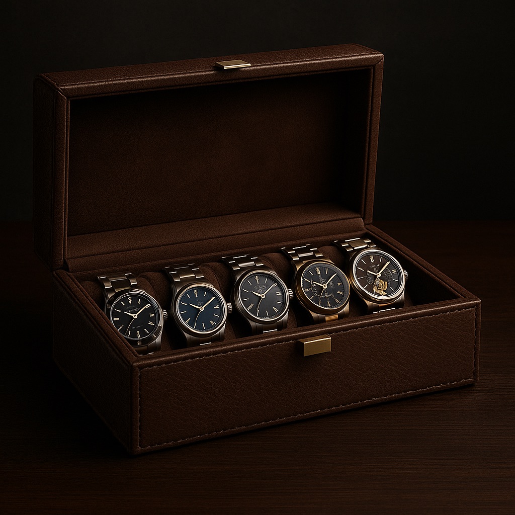 Horloge-opwinder - Optimus 2.0 Glanzend Zwart